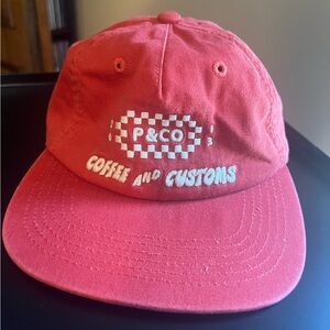 Р&СO Coffee & Customs
5 Panel Hat -Red Unisex